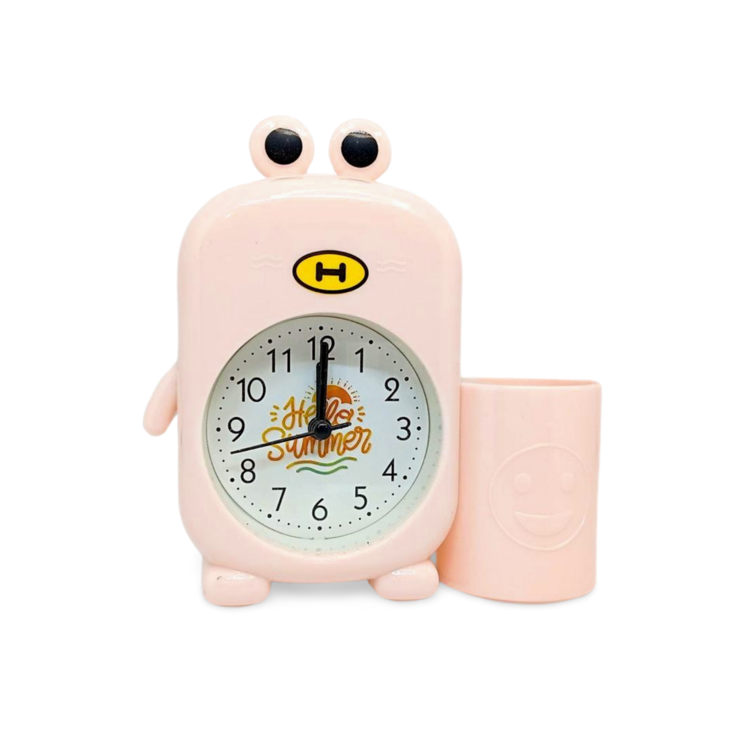 Hello Alarm Clock with Attached Pen Holder