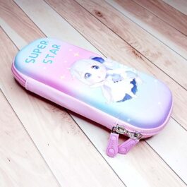 Cute Super Star Desing Pencil Pouch in Matte Finish