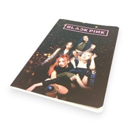 Black Pink Design A5 Diary – Single Line Ruled Pages