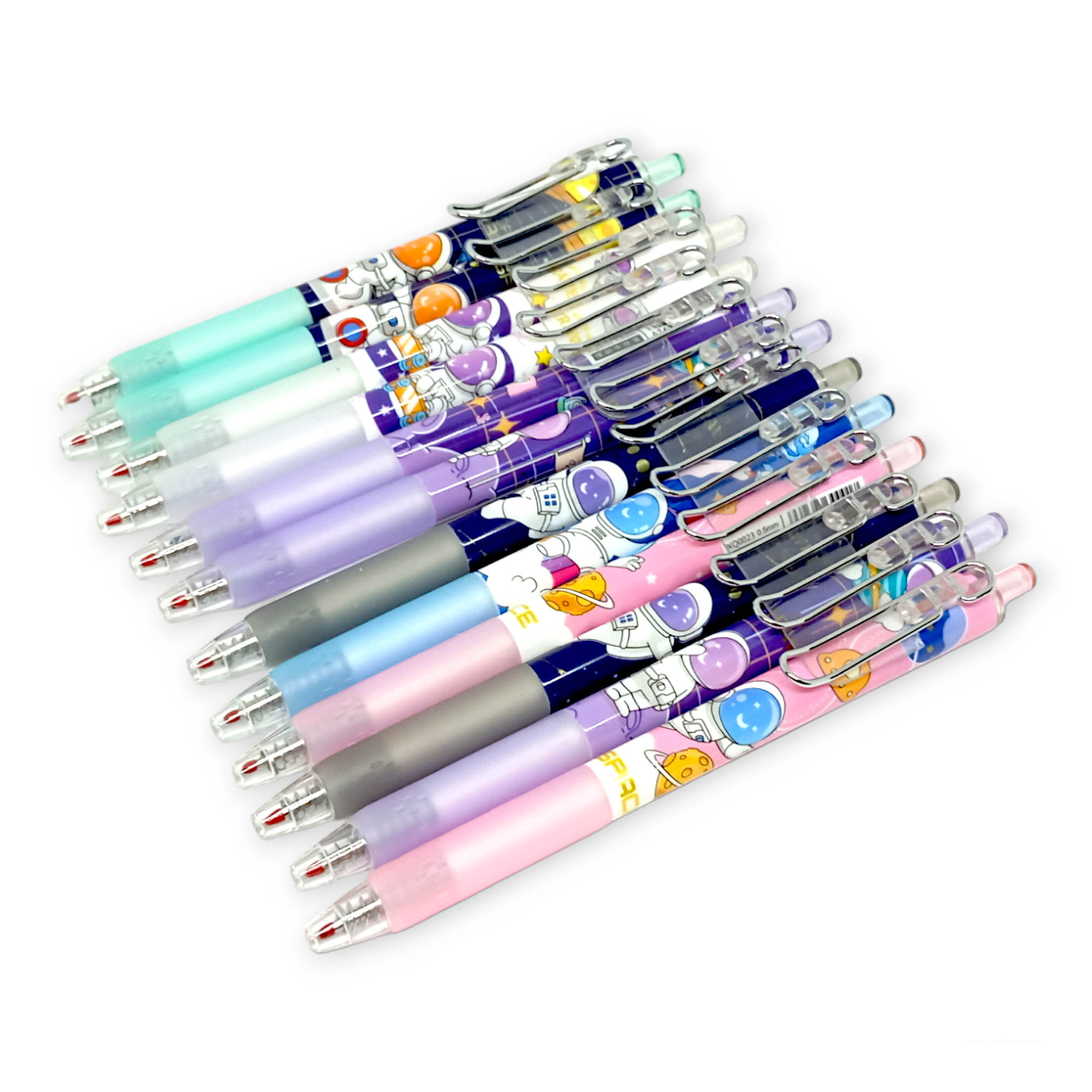 Click Gel Pen Space Design with 0.5mm Tip (Pack of 12)