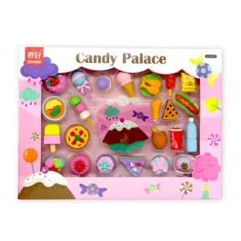 Cute Candy Designs Erasers Set