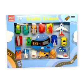 Traffic Designs Erasers Set