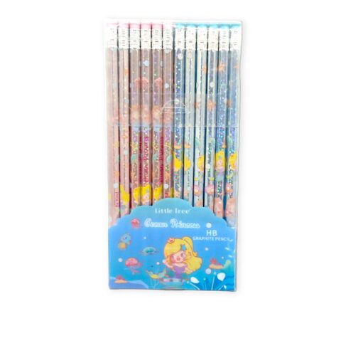 Pencil Set Glitter Mermaid 111240 1